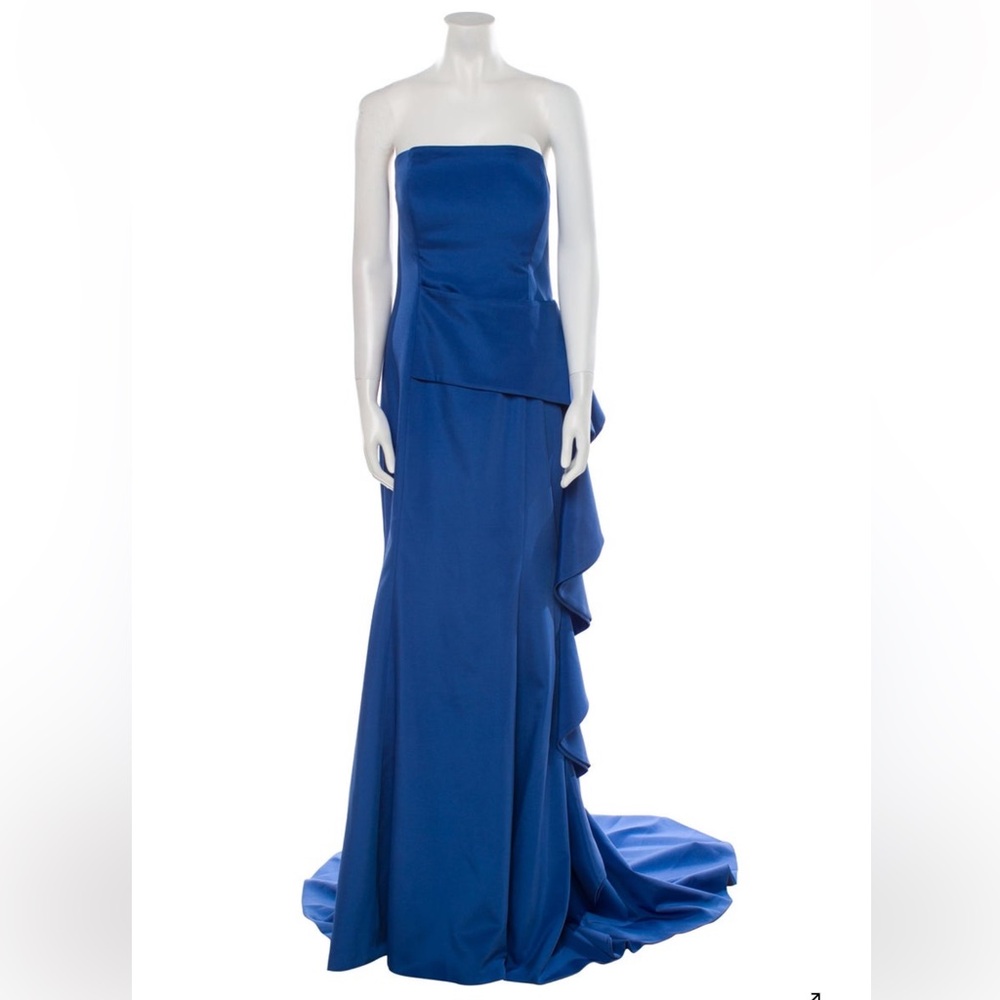 John Paul Ataker Women's Sweetheart-Neck Maxi Dress Sleeveless Blue Size 3